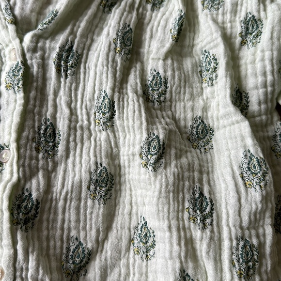 Zara Girls Seersucker Boho Top size 9 Years - Picture 3 of 5